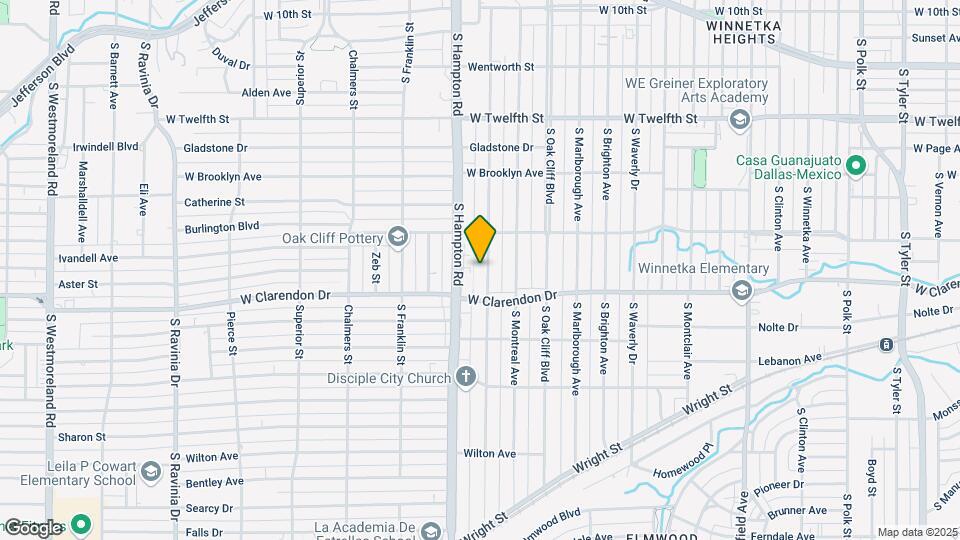 1005 Hollywood Ave Map and Location Details