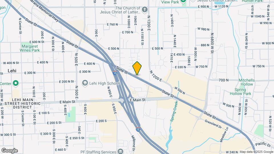 1125 W State St Map and Location Details