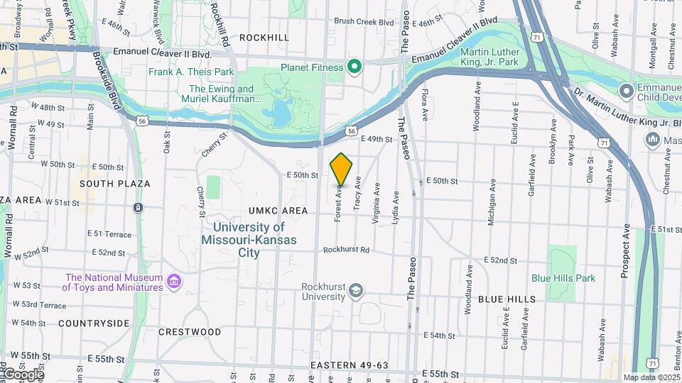 5019 Forest Ave Map and Location Details