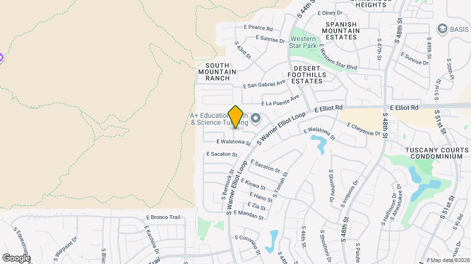 11009 S Tewa St Map and Location Details