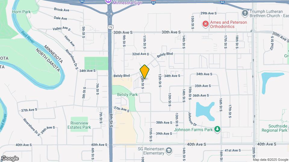 3400 10th St S Map and Location Details