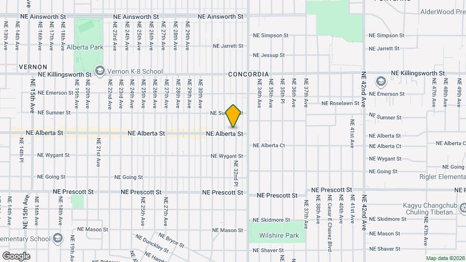 5001 NE 32nd Pl Map and Location Details