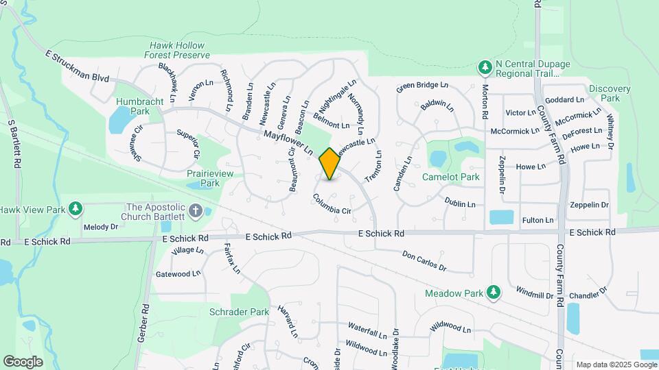 1623 Camberley Ct Map and Location Details