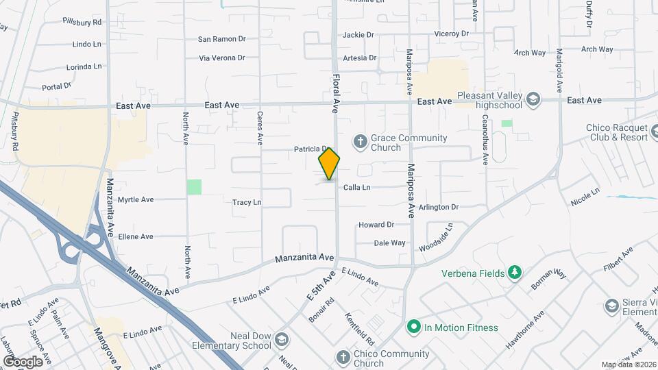 2255 Floral Ave Mapa y Detalles de la Ubicación