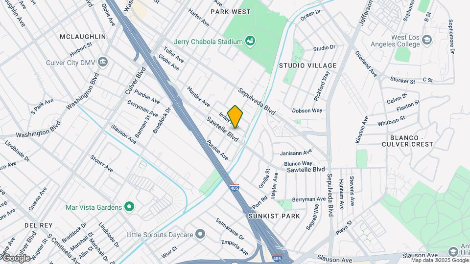 5020 Sawtelle Blvd Map and Location Details