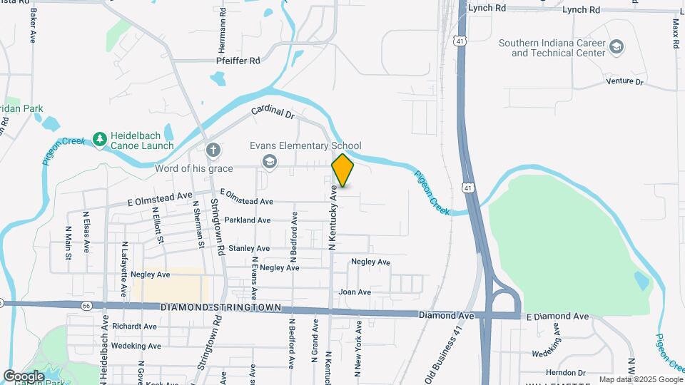 1010 E Olmstead Ave Map and Location Details