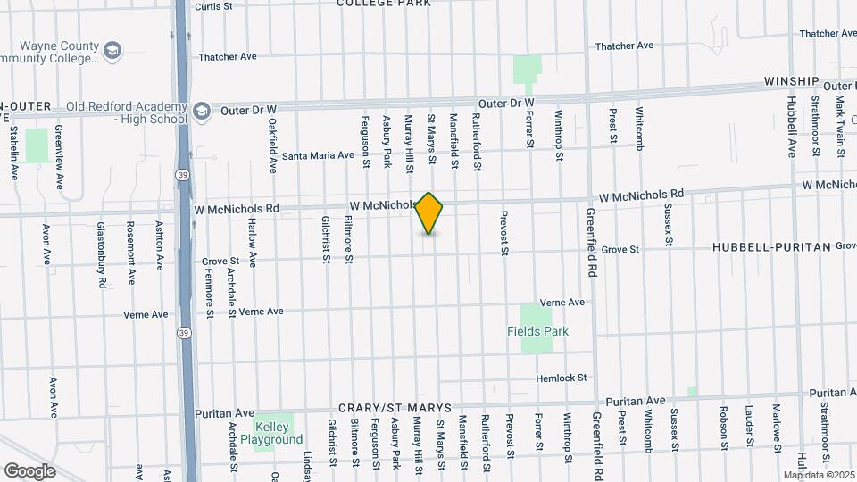 16833 St Marys St Map and Location Details