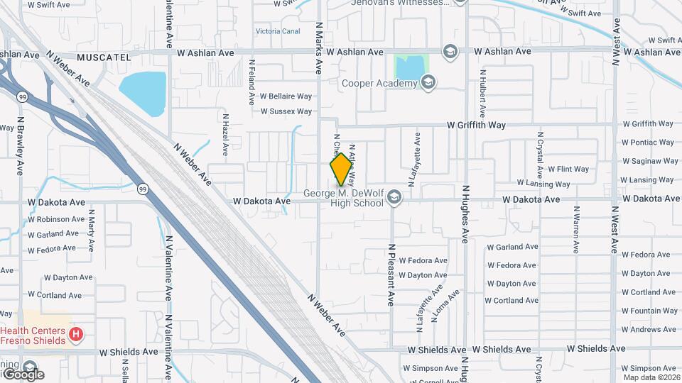 3818 N Cheryl Ave Map and Location Details