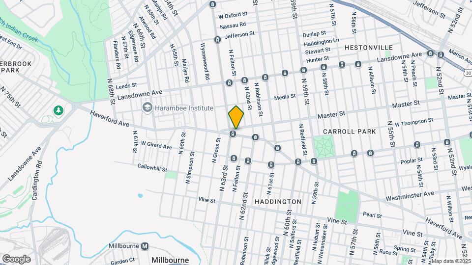 6249 Haverford Ave Map and Location Details