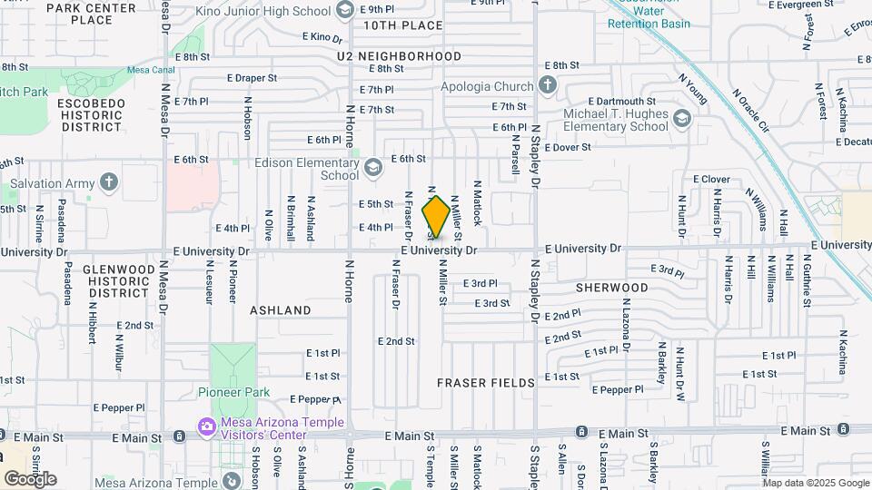 960 E University Dr Map and Location Details