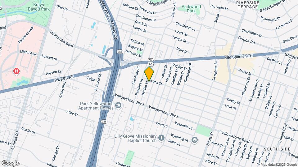 6709 Del Rio St Map and Location Details