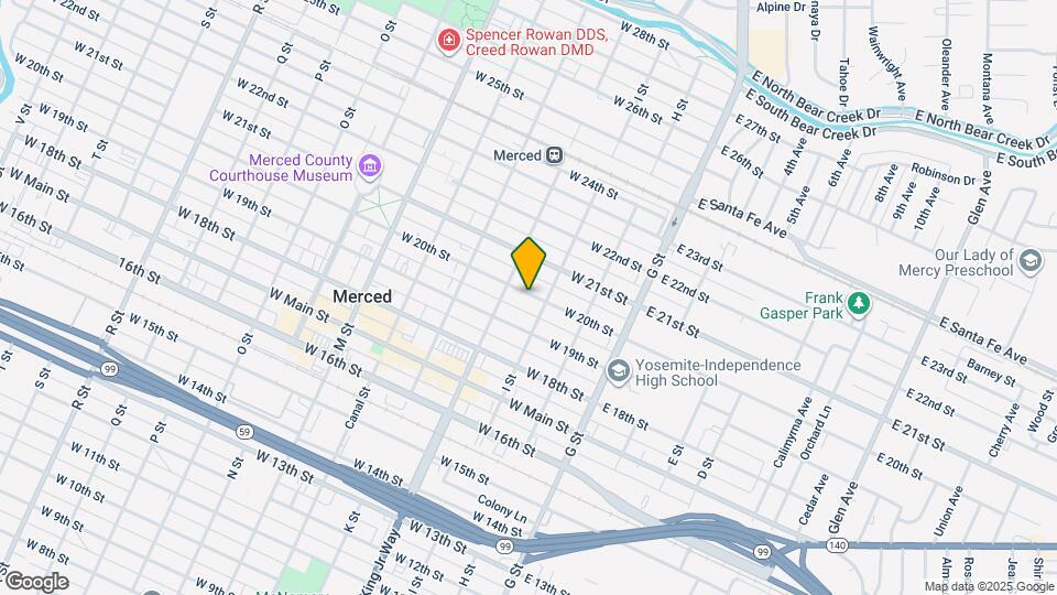 226 W 20th St Map and Location Details