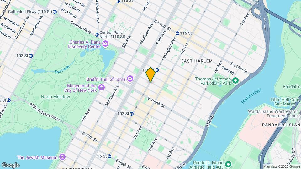 1727 Lexington Ave Mapa y Detalles de la Ubicación