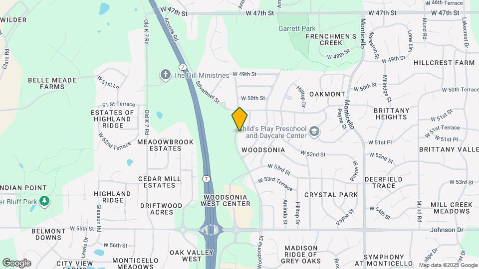 5203 Woodsonia Dr Map and Location Details