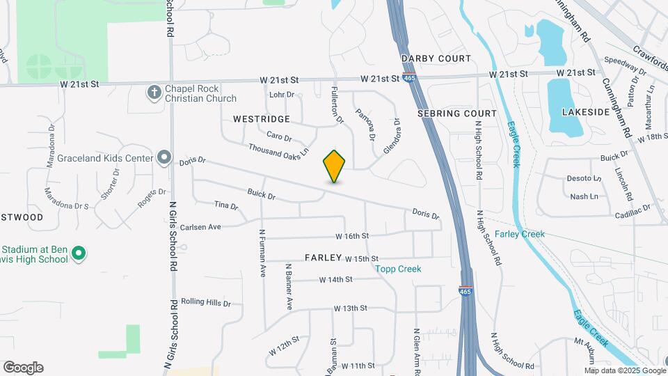 6740 Doris Dr Map and Location Details