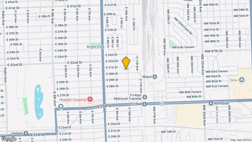 981 E 30th St, Unit A17 Mapa y Detalles de la Ubicación