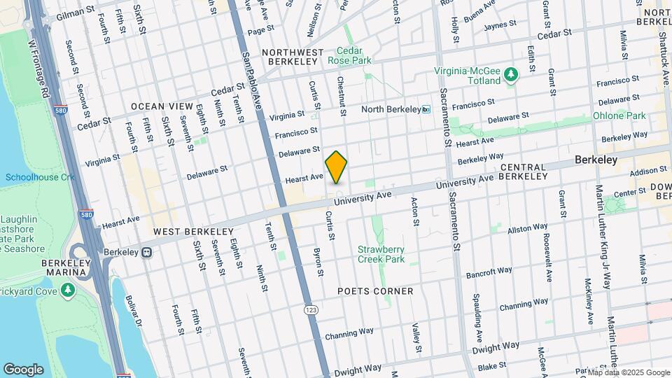 1213 University Ave Map and Location Details