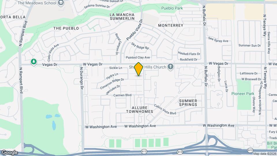 8016 Cimarron Ridge Dr Map and Location Details
