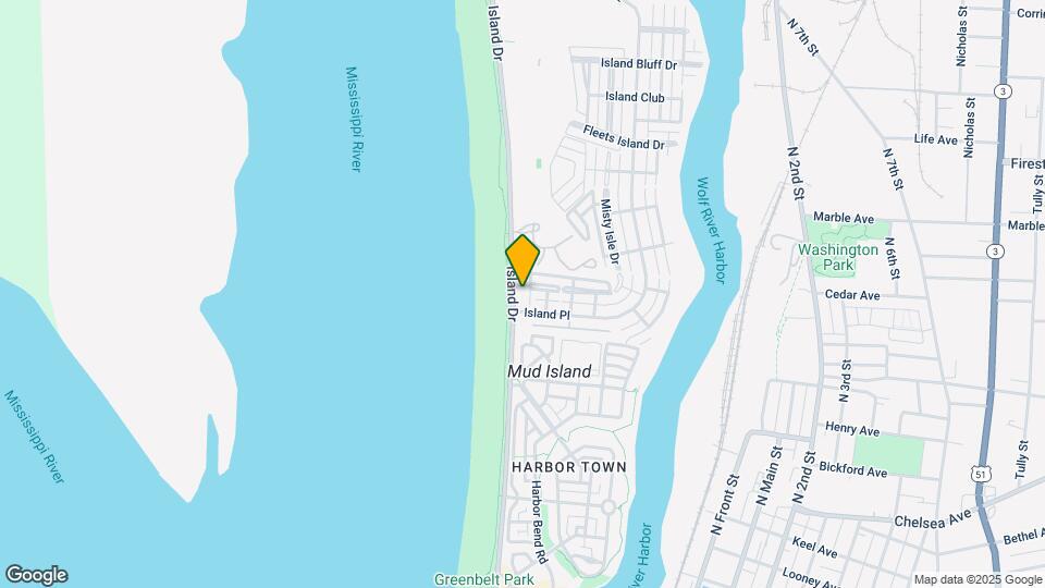 1060 Island Dr Map and Location Details