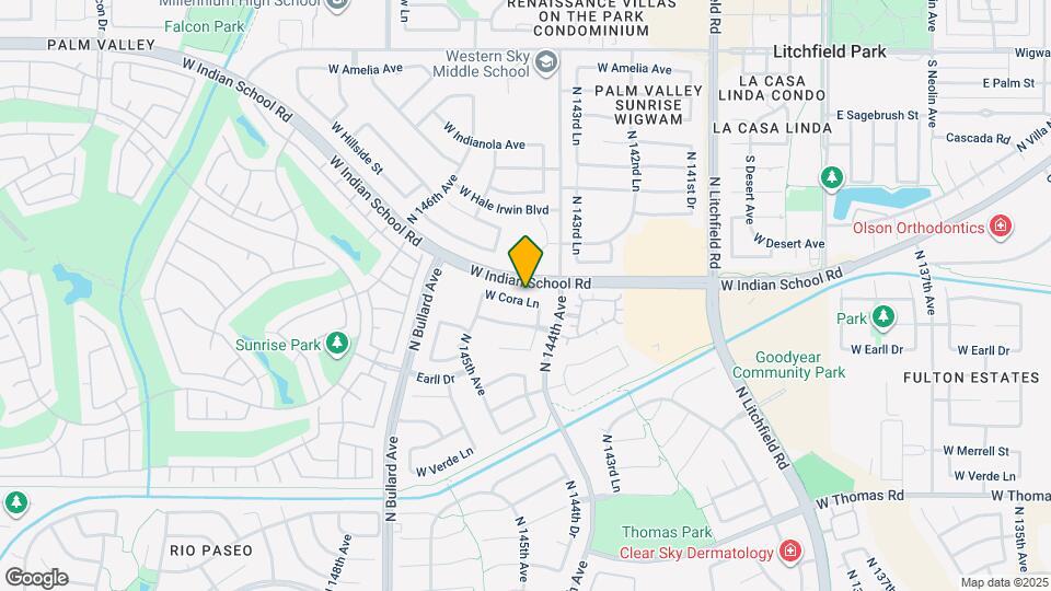14440 W Cora Ln Map and Location Details