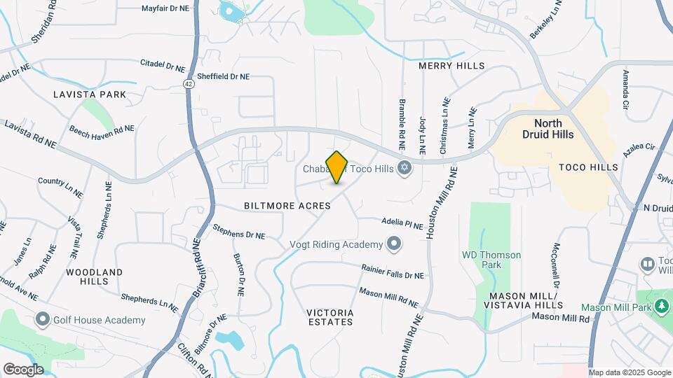 1240 Biltmore Dr NE Map and Location Details