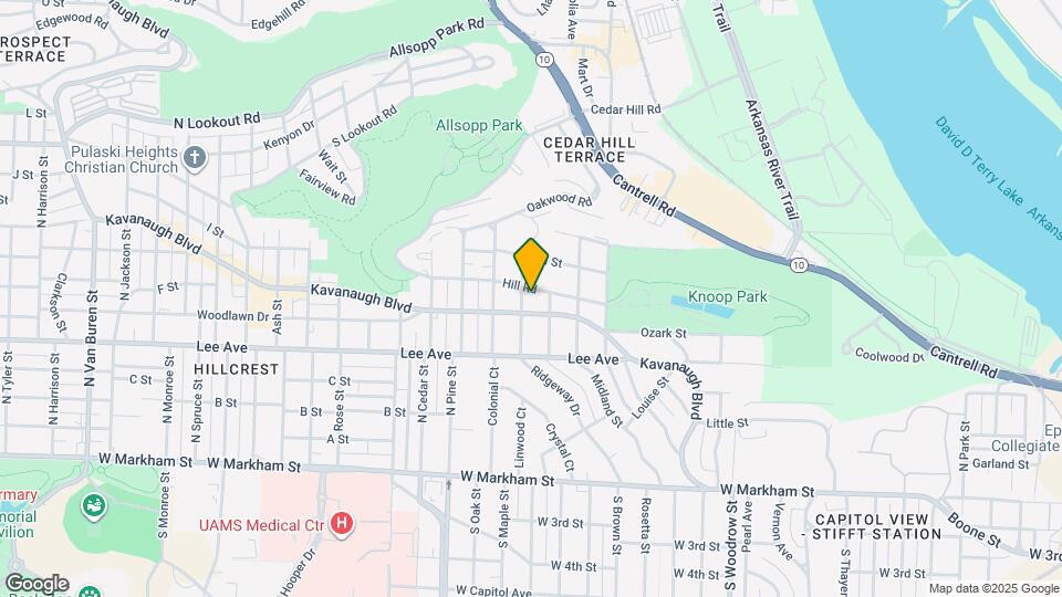 607 Ridgeway Dr Map and Location Details