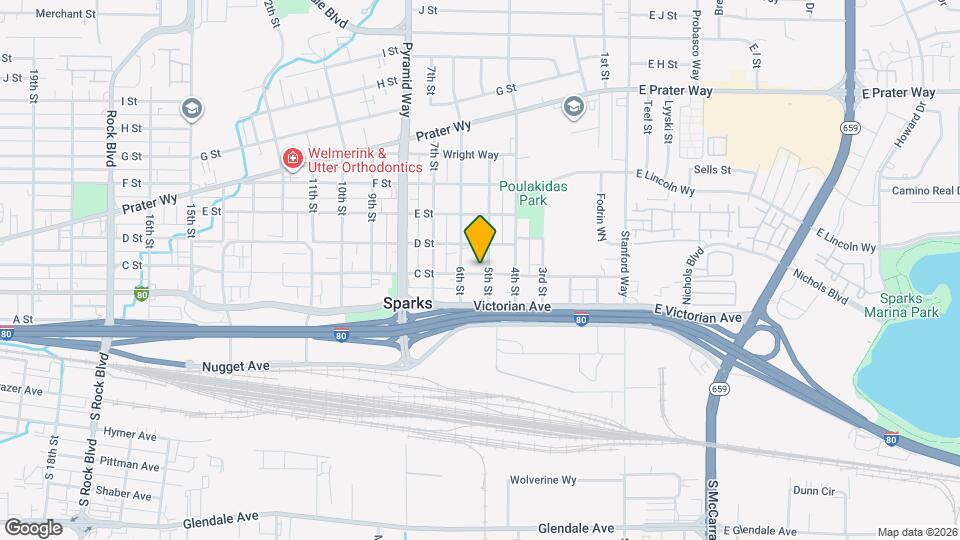 512 C St Mapa y Detalles de la Ubicación