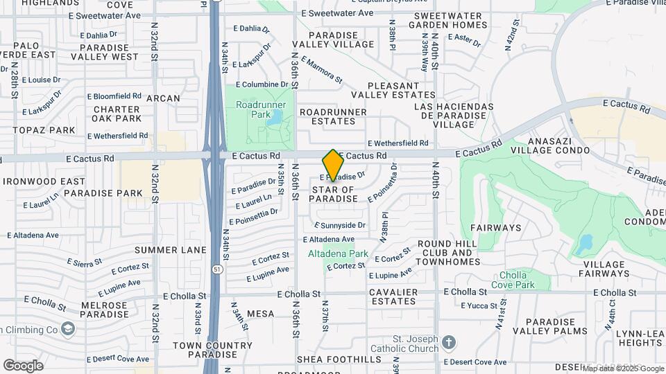 3650 E Laurel Ln Map and Location Details