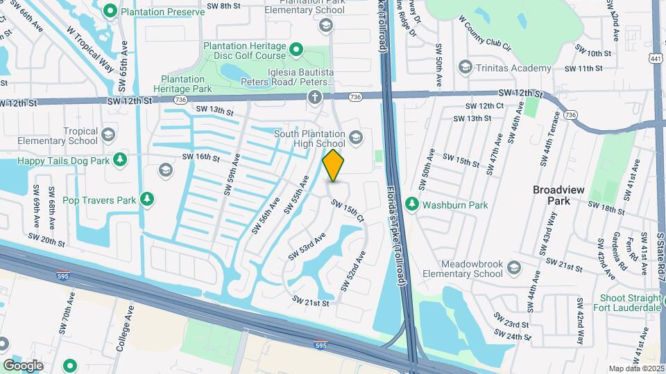 1400 SW 54th Ave Mapa y Detalles de la Ubicación