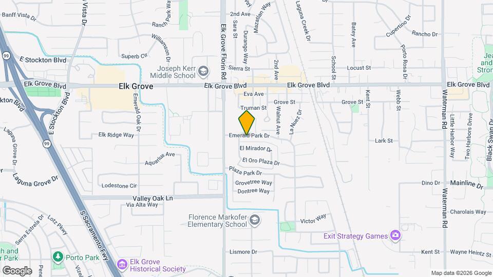 9508 Emerald Park Dr Map and Location Details