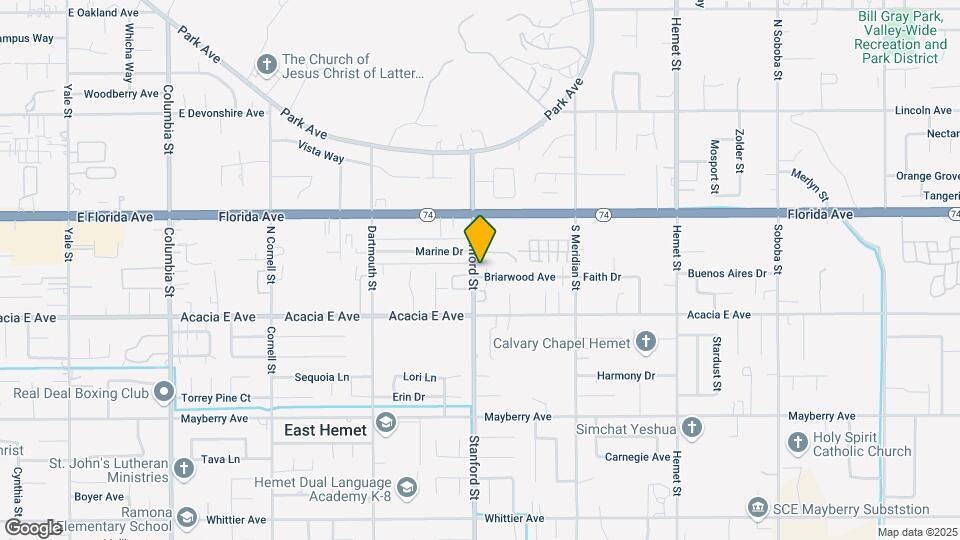 Stanford Apartments - Hemet Map and Location Details