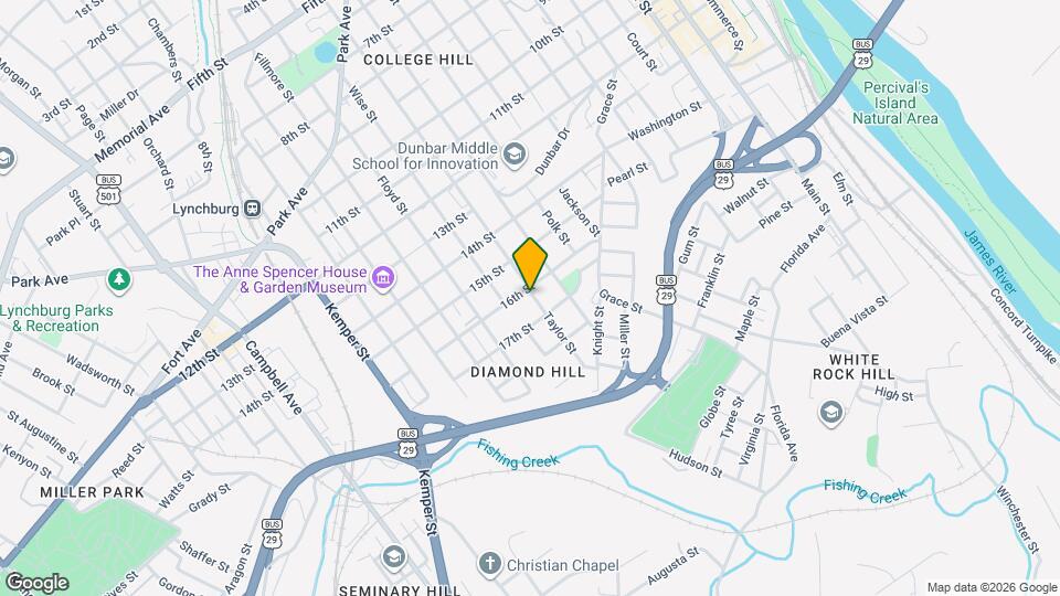 1603 Taylor St Map and Location Details