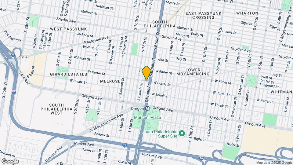 1410 W Porter St Map and Location Details