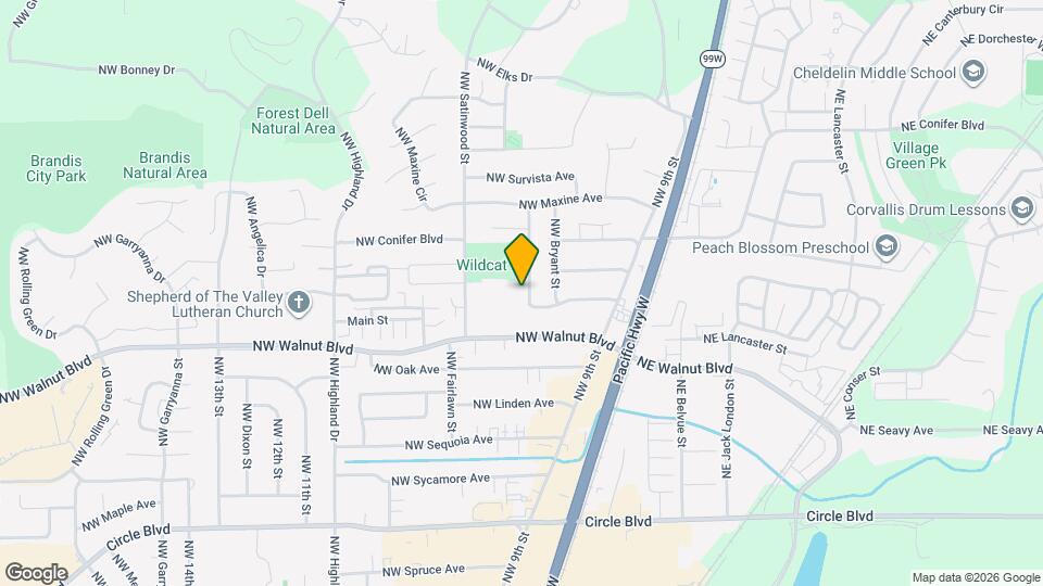 2740 NW Stewart St Map and Location Details