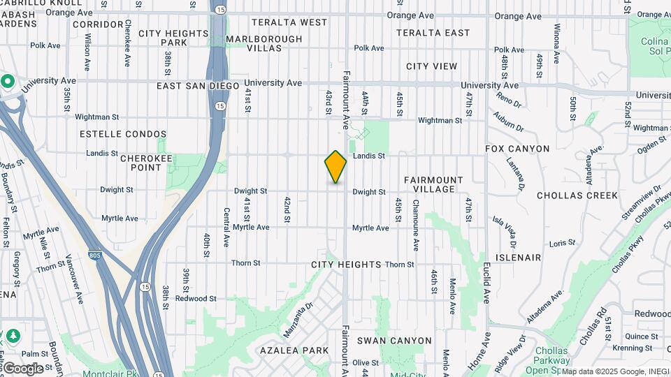 4318 Dwight St Map and Location Details