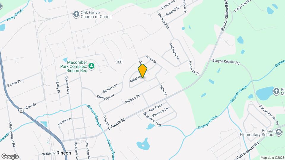 125 Crossing Cir Map and Location Details
