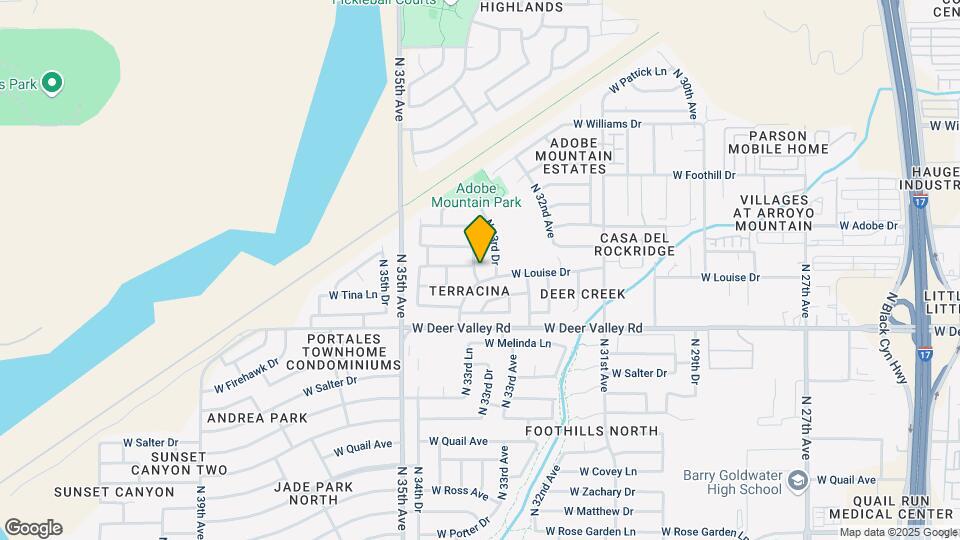 22019 N 34th Ave Map and Location Details