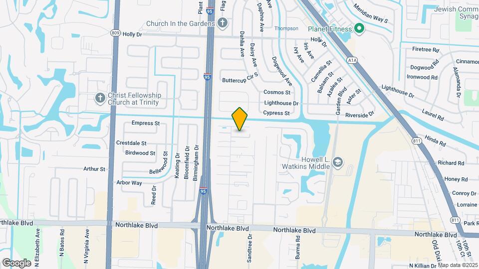 3805 Park Lane Villas Rd Map and Location Details