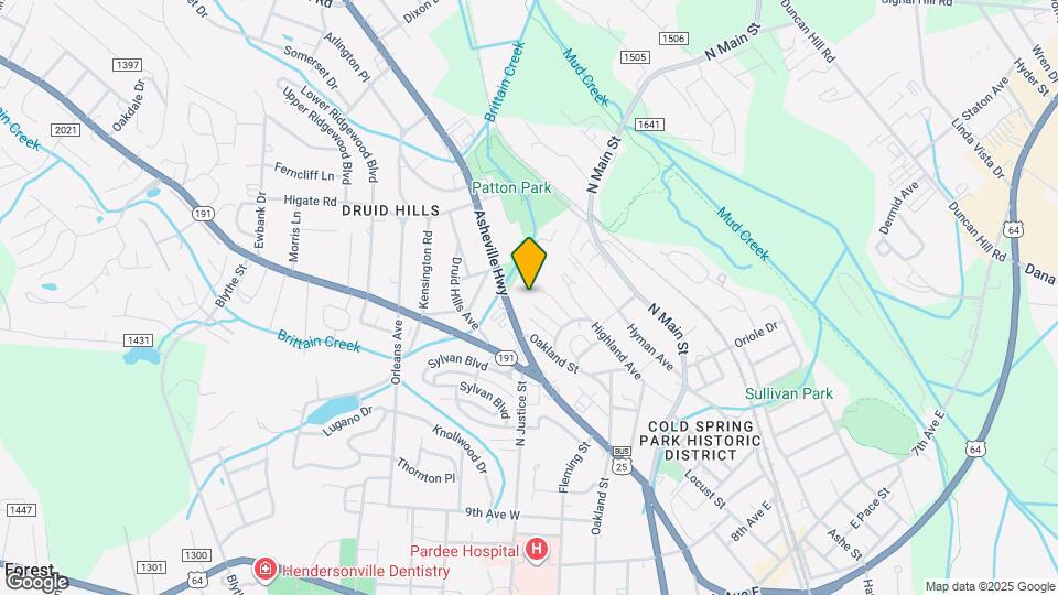 1430 Ridgecrest Dr Map and Location Details