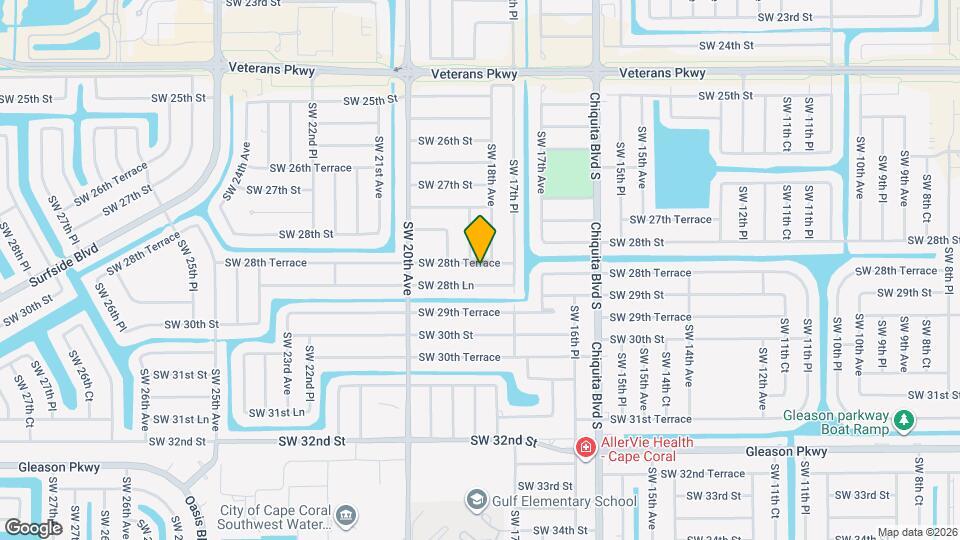 1806 SW 28th Terrace Map and Location Details