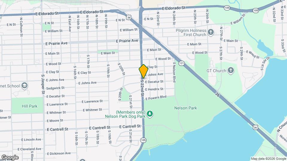 450 S 22nd St Map and Location Details