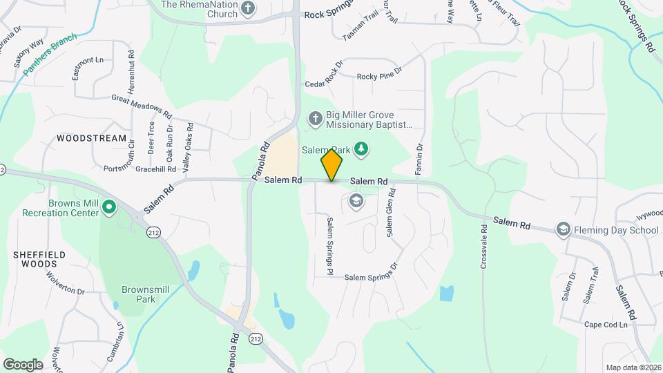 5263 Salem Rd Mapa y Detalles de la Ubicación