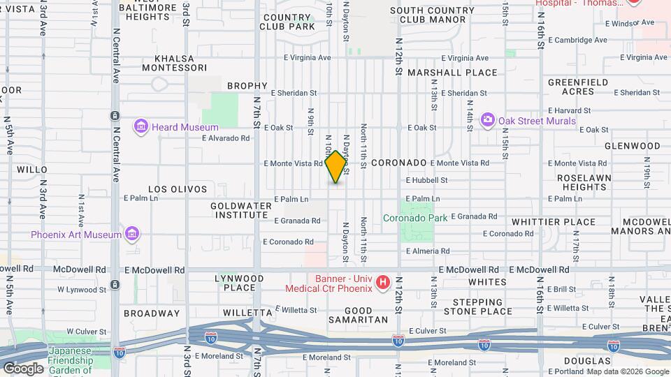 2015 N 10th St Map and Location Details