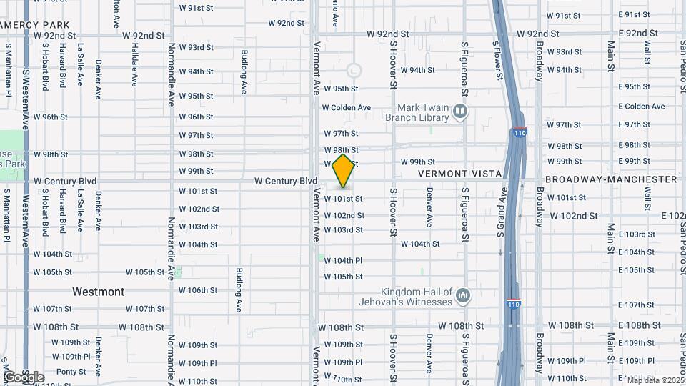817 W 101st St Map and Location Details