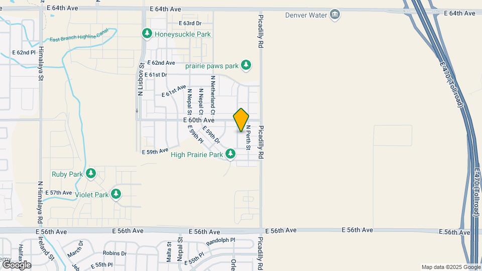 5946 N Orleans St Map and Location Details