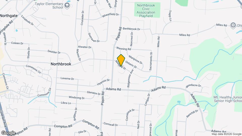 2655 Niagara St Map and Location Details