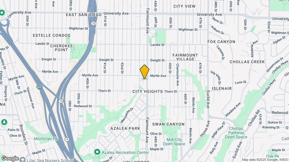 3338-3406 Fairmount Ave Map and Location Details