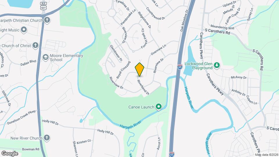 251 Riverbend Dr Map and Location Details