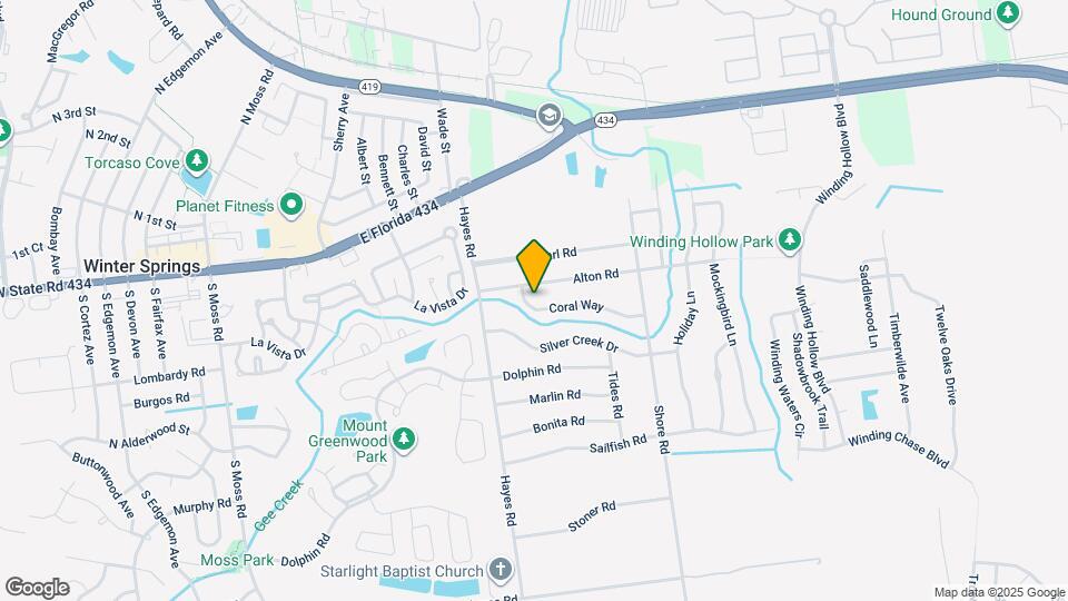 607 Coral Way Map and Location Details