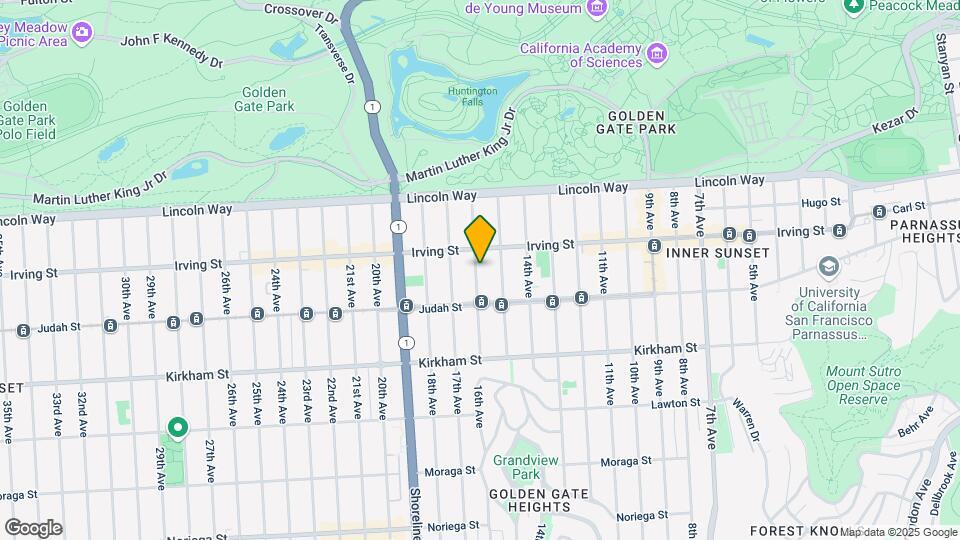 1334 16th Ave Mapa y Detalles de la Ubicación